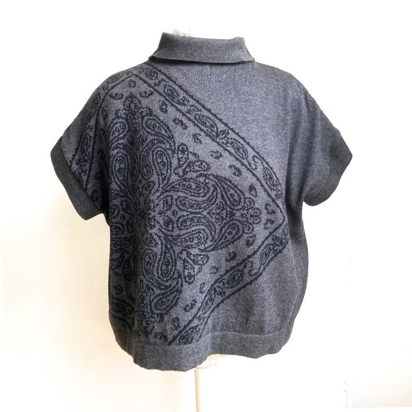 Skovhuus Denmark Cotton Mock-Neck Sweater - Picture 1 of 7
